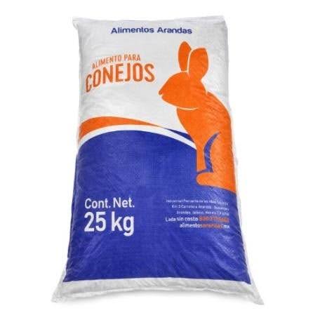 CONEJO ARANDAS 25 KG
