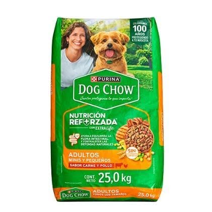 DOG CHOW ADULTO RAZAS PEQUEÑAS 25 KG